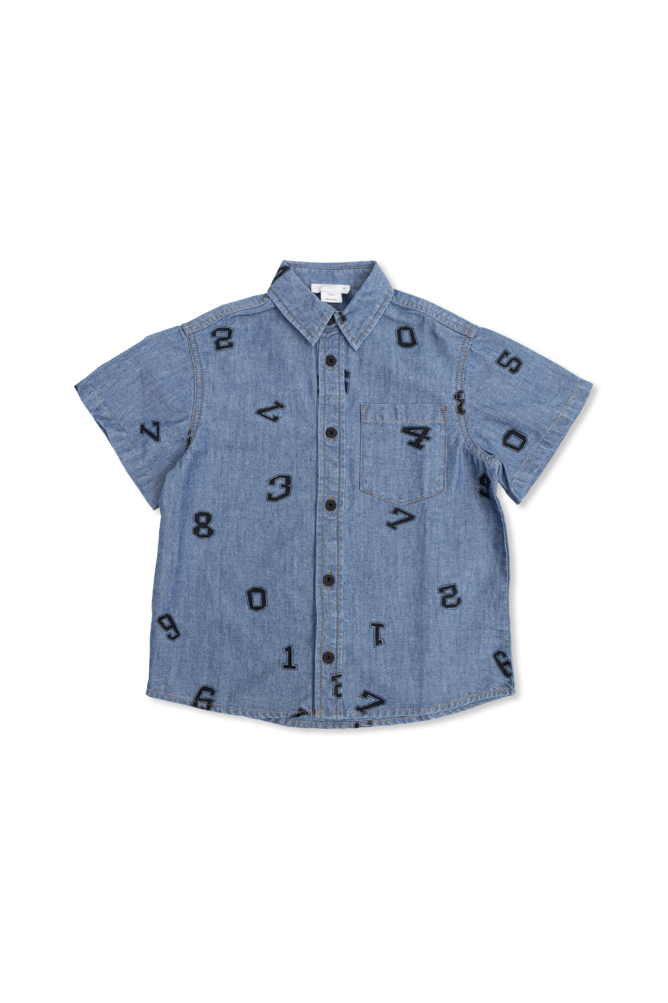 Stella McCartney Kids Denim short-sleeve shirt | Kids's | Vitkac